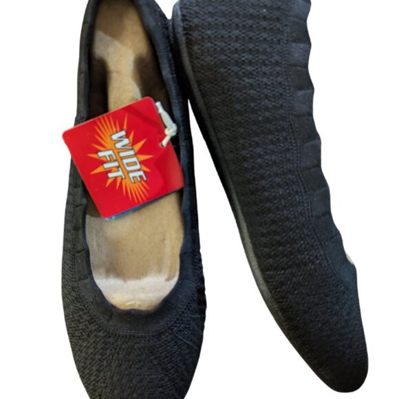 New Woman shoes Sketchers Cleo.s, size 7.5 us, black , ballerine shoes, vegan - Picture 7 of 14